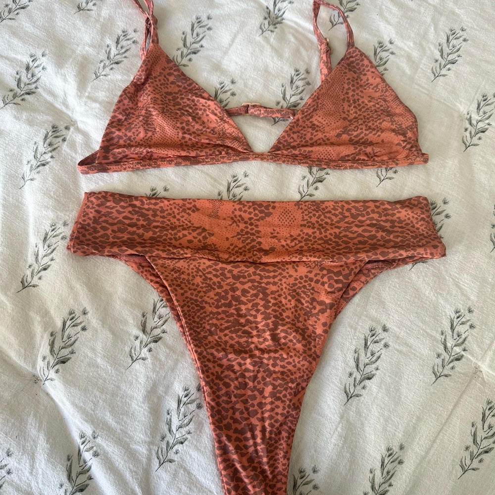 Acacia Swimwear Bikini Set S/M Marmalade Snake